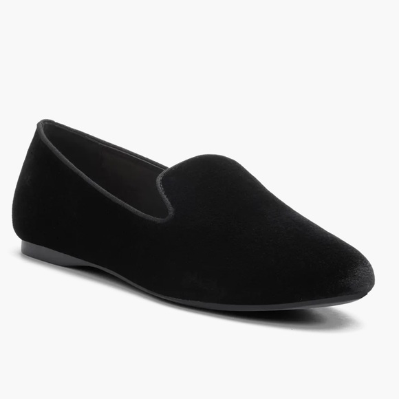 Birdies The Starling Slipper Loafers Black Velvet Slip On Flats Shoes 9 - Picture 8 of 8